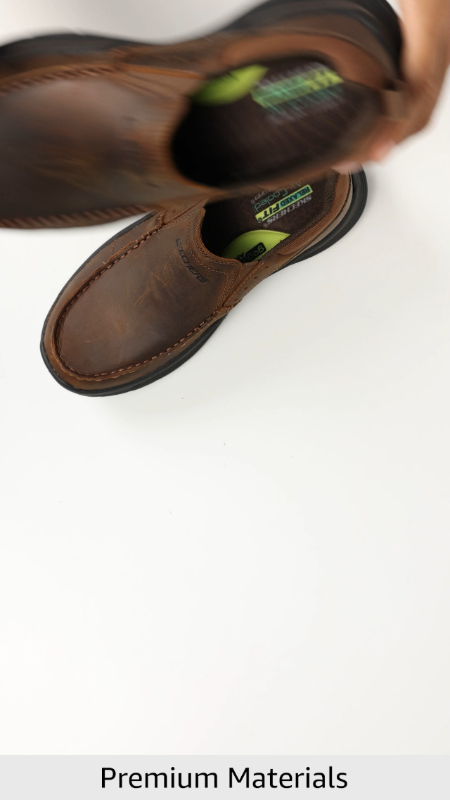 Amazon.com | Skechers Men's Expended -Sevenoleather Slip on